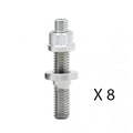 BLOX RACING EXHAUST MANIFOLD STUD: M8x1.25 45mm - x 8