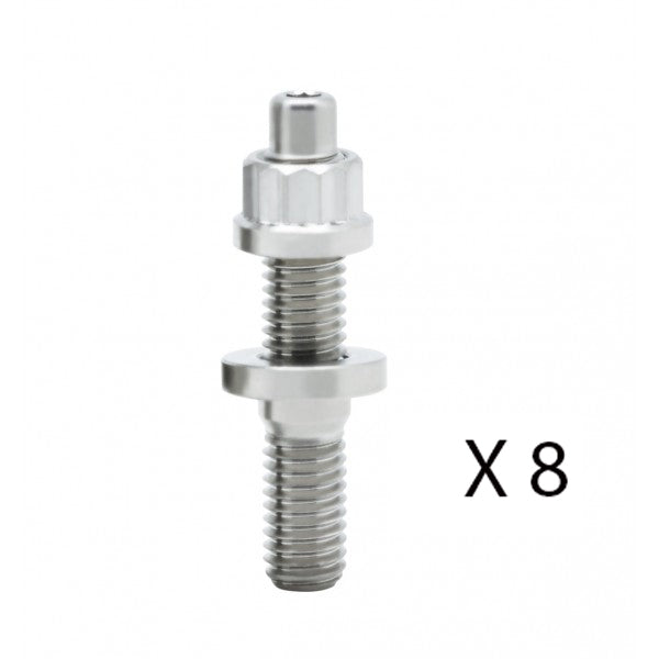 BLOX RACING INTAKE MANIFOLD STUD NUT: M8x1.25 55mm - x 8