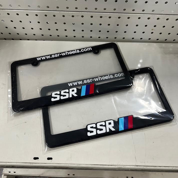 X2 SSR WHEELS LICENSE PLATE FRAME UNIVERSAL AUTHENTIC For SP1 GTX GTV PROFESSOR