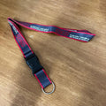 Grey JDM STI Style Keychain Lanyard Nylon Keychain 21" Length For Subaru All