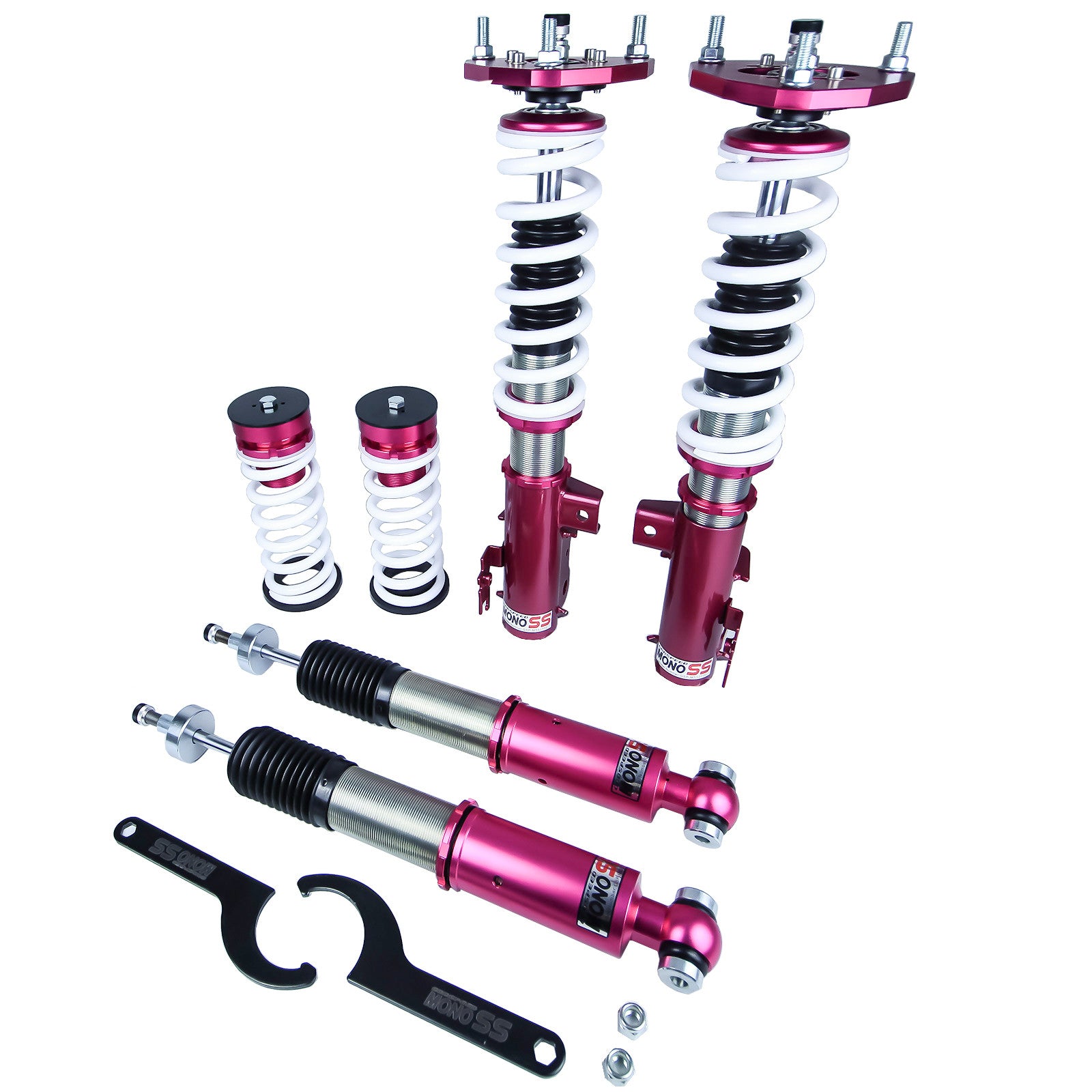Godspeed MONO-SS Adjustable Coilover Shock Lower Kit for 2011-2017 Lexus CT200H