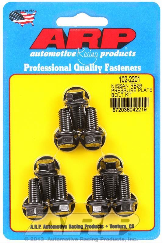 ARP 102-2201 Clutch Cover Pressure Plate Bolt Set for Nissan 2.6L RB26