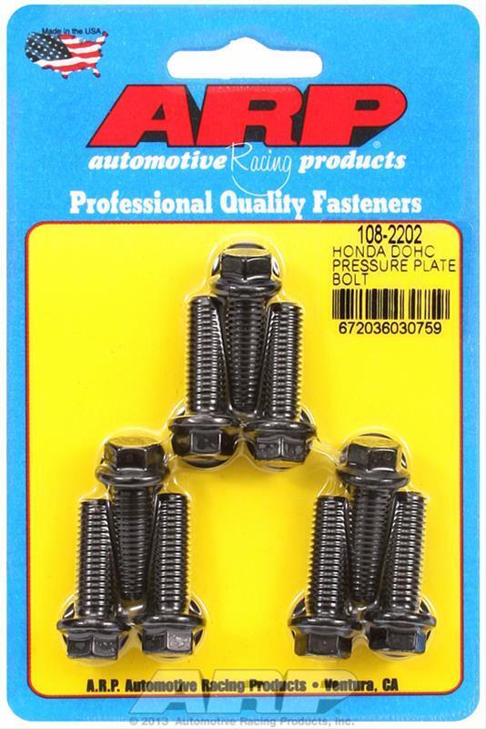 ARP 108-2202 Clutch Cover Pressure Plate Bolt Set for HONDA B16 B16A B18 B18B