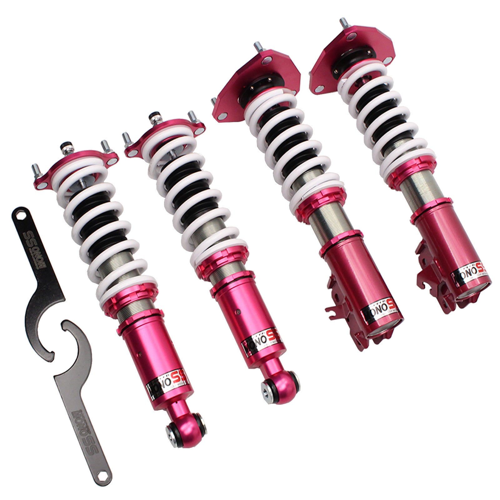 Godspeed MONO-SS Adjustable Coilover Shock Kit for 97-01 Mitsubishi Mirage FWD