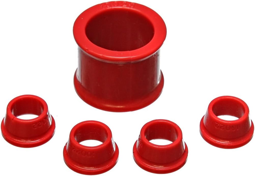 ENERGY POWER STEERING RACK BUSHING SET FOR CIVIC/CRX 88-91 (RED)
