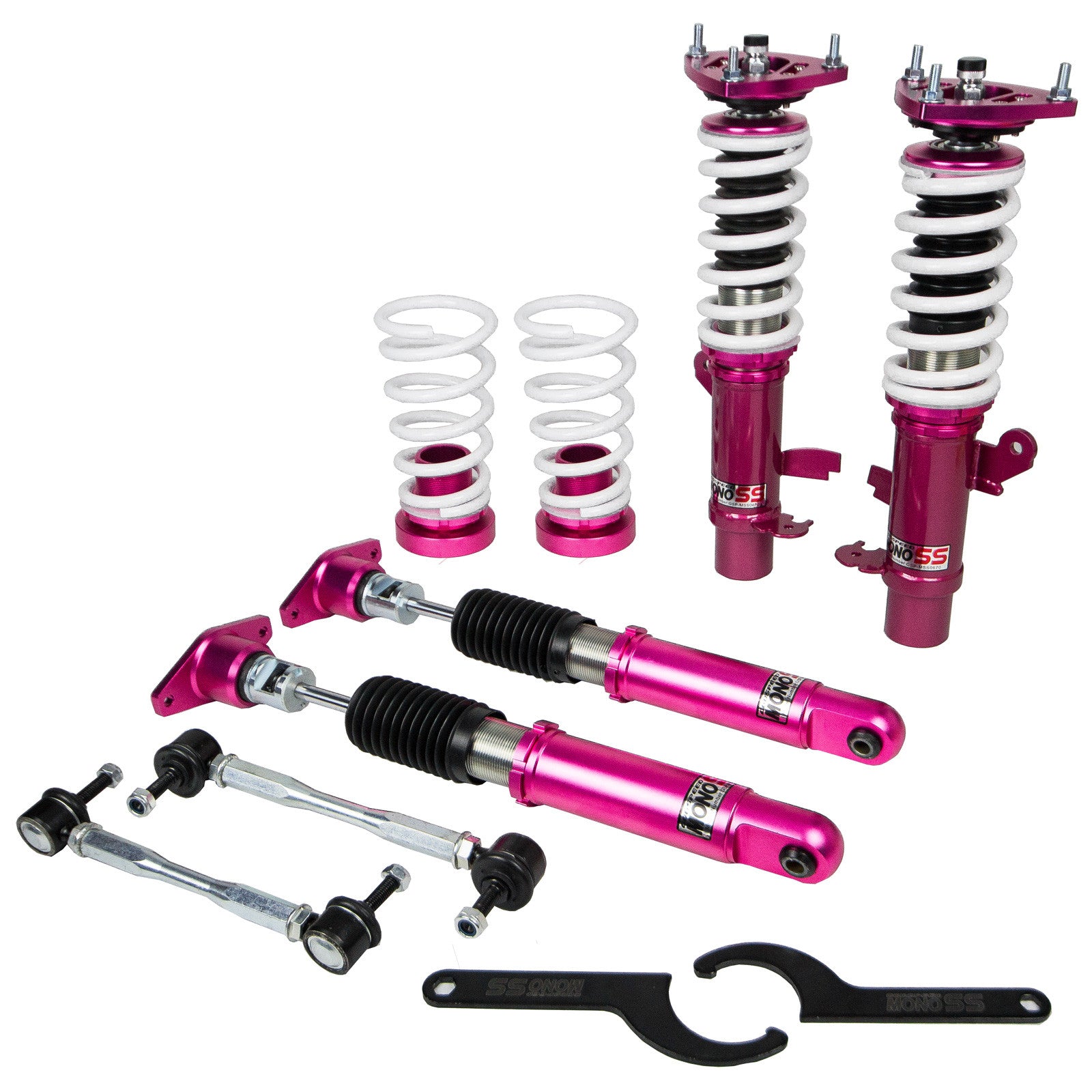 Godspeed MONO SS Adjustable Coilover Shock Lower Kit for 16-18 Ford Focus RS