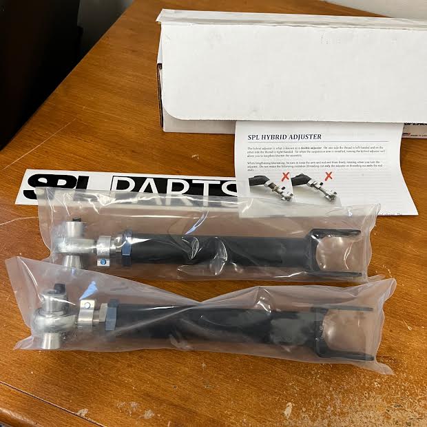 SPL Parts Titanium Rear Camber Links For 2009-2020 Nissan 370Z Infiniti G37