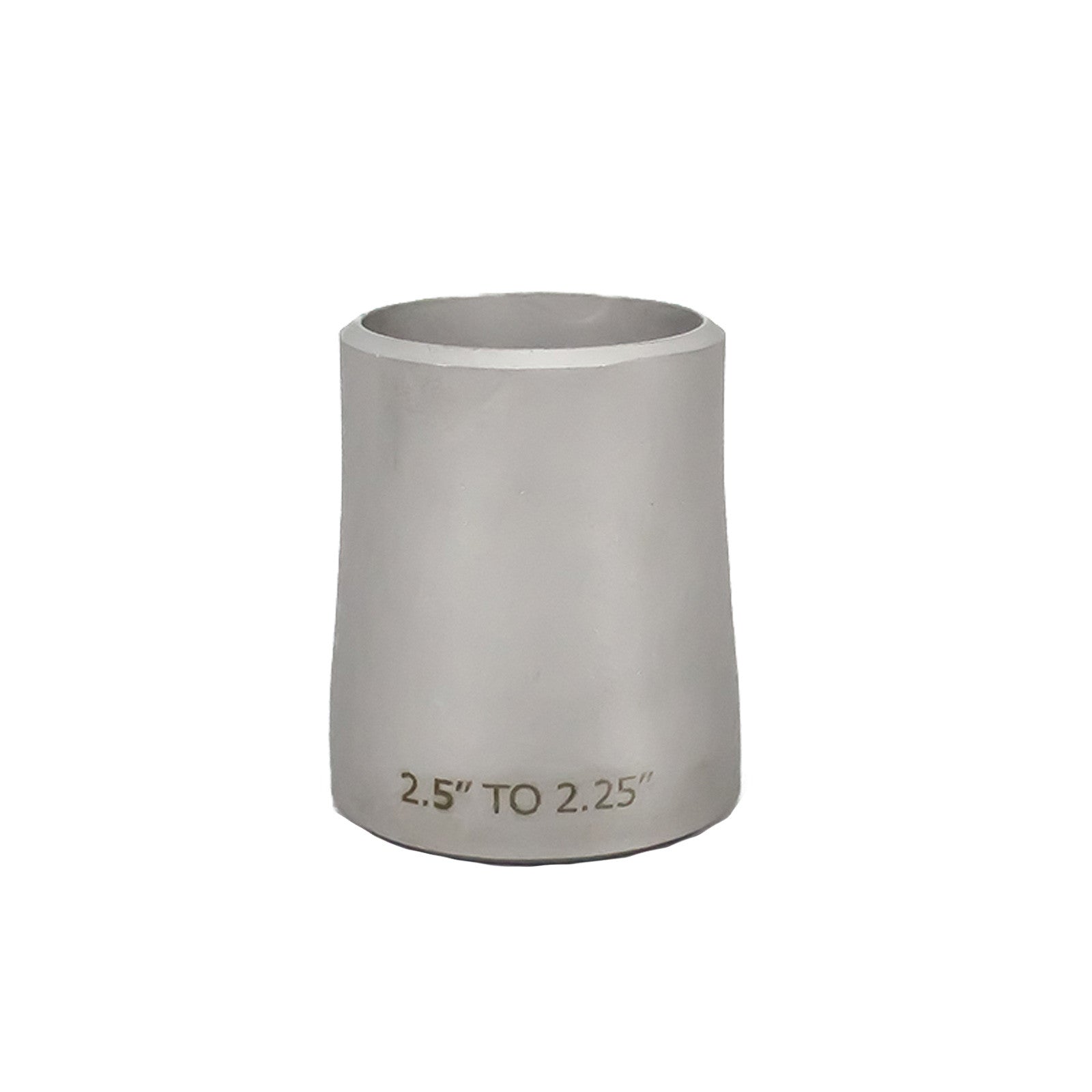 REV9 Stainless Steel Concentric Reducer - 2.50" to 2.25" Universal For Car Truck