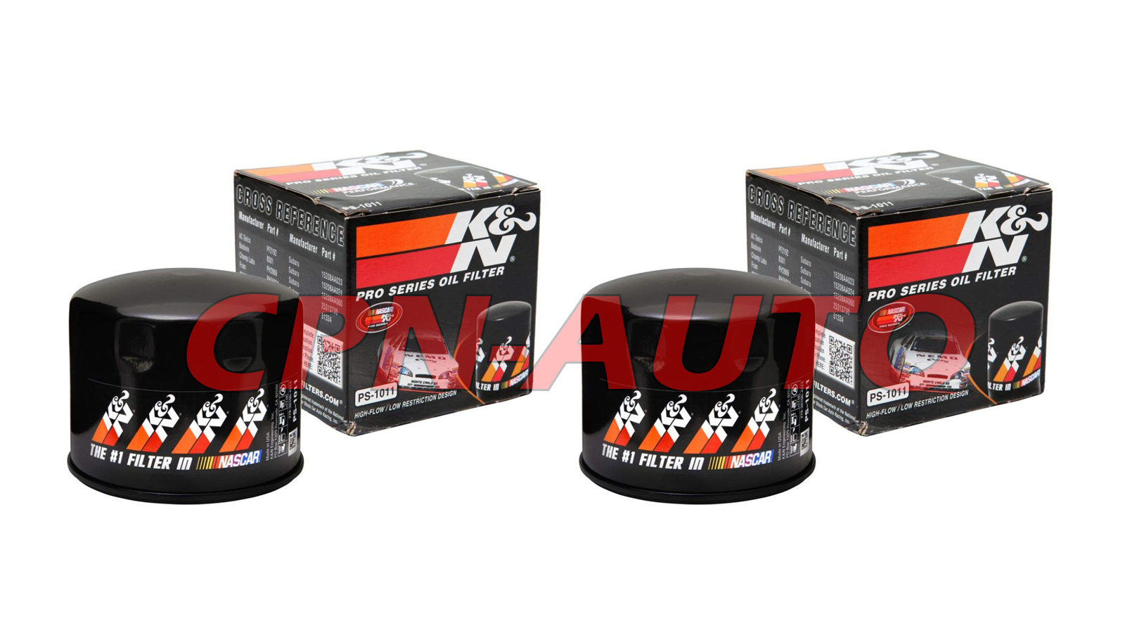 2x K&N Pro Silver Oil Filter PS-1011 for 01-07 Chevrolet Silverado Suburban 8.1