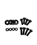 SPARCO SEAT HARDWARE MOUNT KIT: BOTTOM MOUNT (ZINC BLACK BOLT / WASHER) 50001ZN
