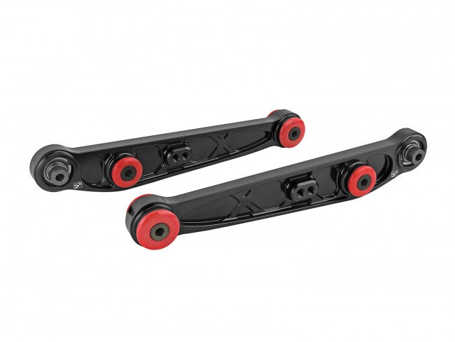 Skunk2 Black Alpha Series Rear Lower Control Arm Kit For 1990-2001 Integra DA DC