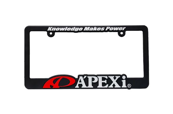 Apexi Knowledge Makes Power Plastic License Frame For Car Truck US Plate