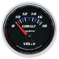 AUTO METER 2 COBALT GAUGE: VOLTMETER 8-18 VOLTS