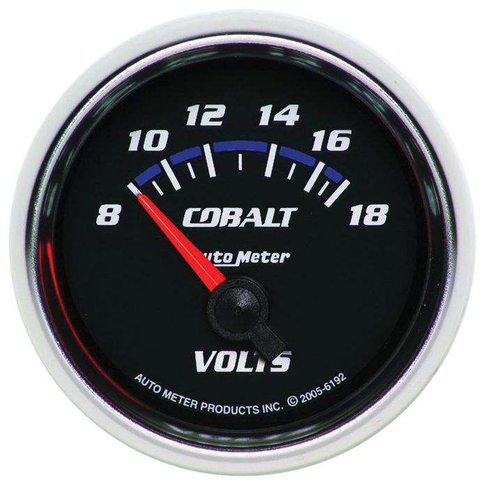 AUTO METER 2 COBALT GAUGE: VOLTMETER 8-18 VOLTS
