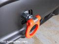 Cusco 693017R Bolt On Red Rear Tow Hook Kit For 2015-2025 Subaru WRX And STI GV