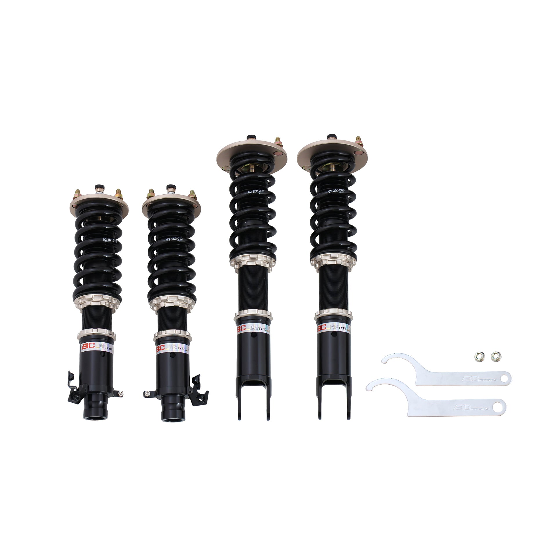 BC Racing BR Series EXTREME Low Coilovers Lower Kit For 90-97 Honda Accord CB CD