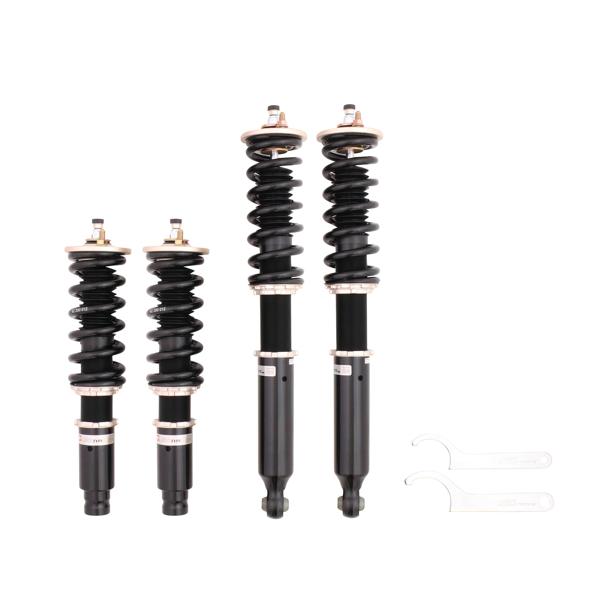 BC Racing BR Series Type Coilovers Lower Kit For 07-11 Honda CR-V CRV FWD AWD