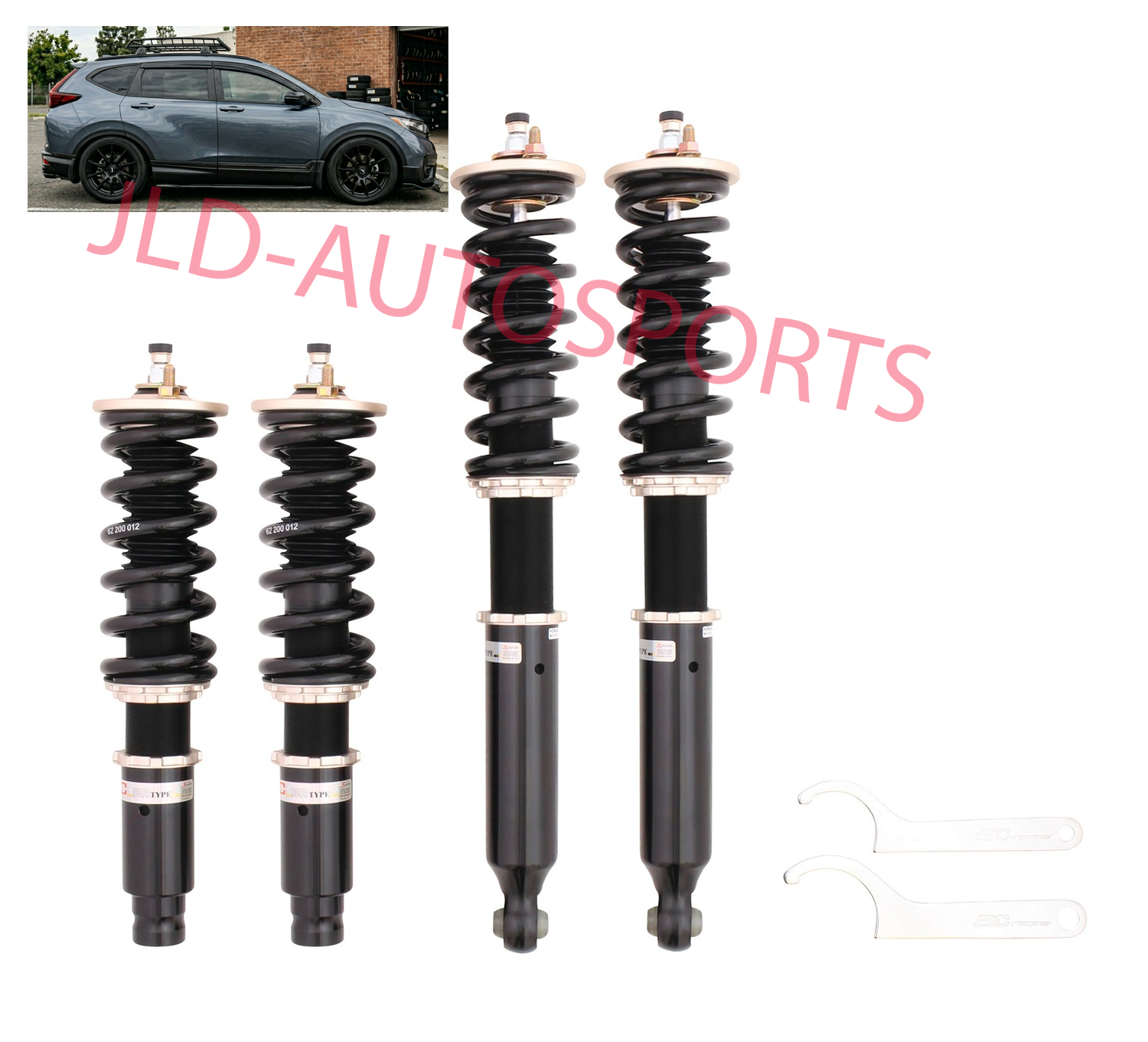 BC Racing BR Lowering Coilover Springs Kit For 2017-2022 Honda CR-V (FWD/AWD)