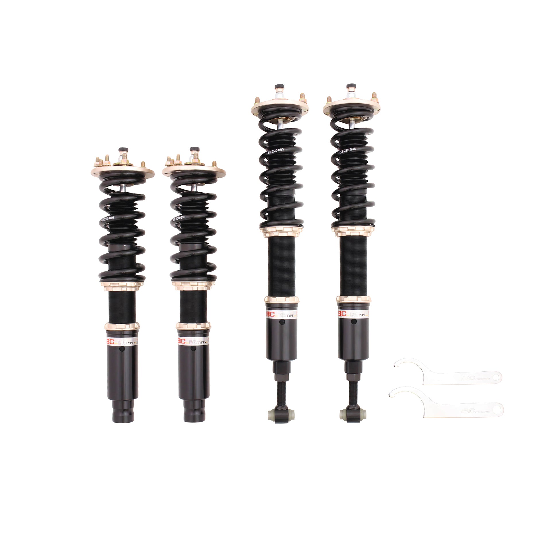 BC Racing BR Series Extreme Low Coilovers Shocks Kit For 2003-2007 Honda Accord