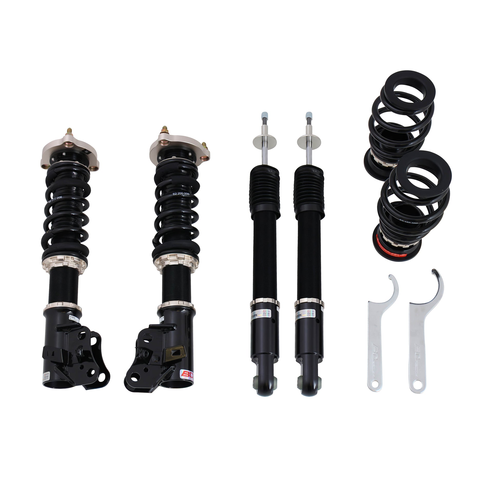BC Racing BR Series Extreme Low Coilovers Kit For 06-11 Honda Civic All Inc SI