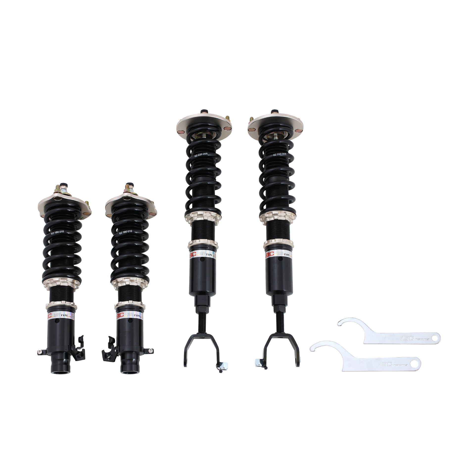 BC Racing BR Series Extreme Low Coilovers Shocks Kit For 92-01 Honda Prelude BB