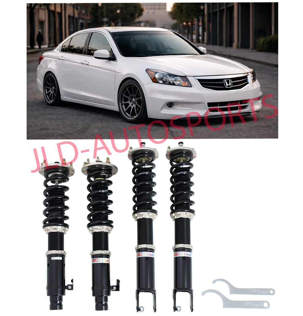 BC Racing BR Lower Coilovers Shock Strut Kit For 2008-2012 Honda Accord