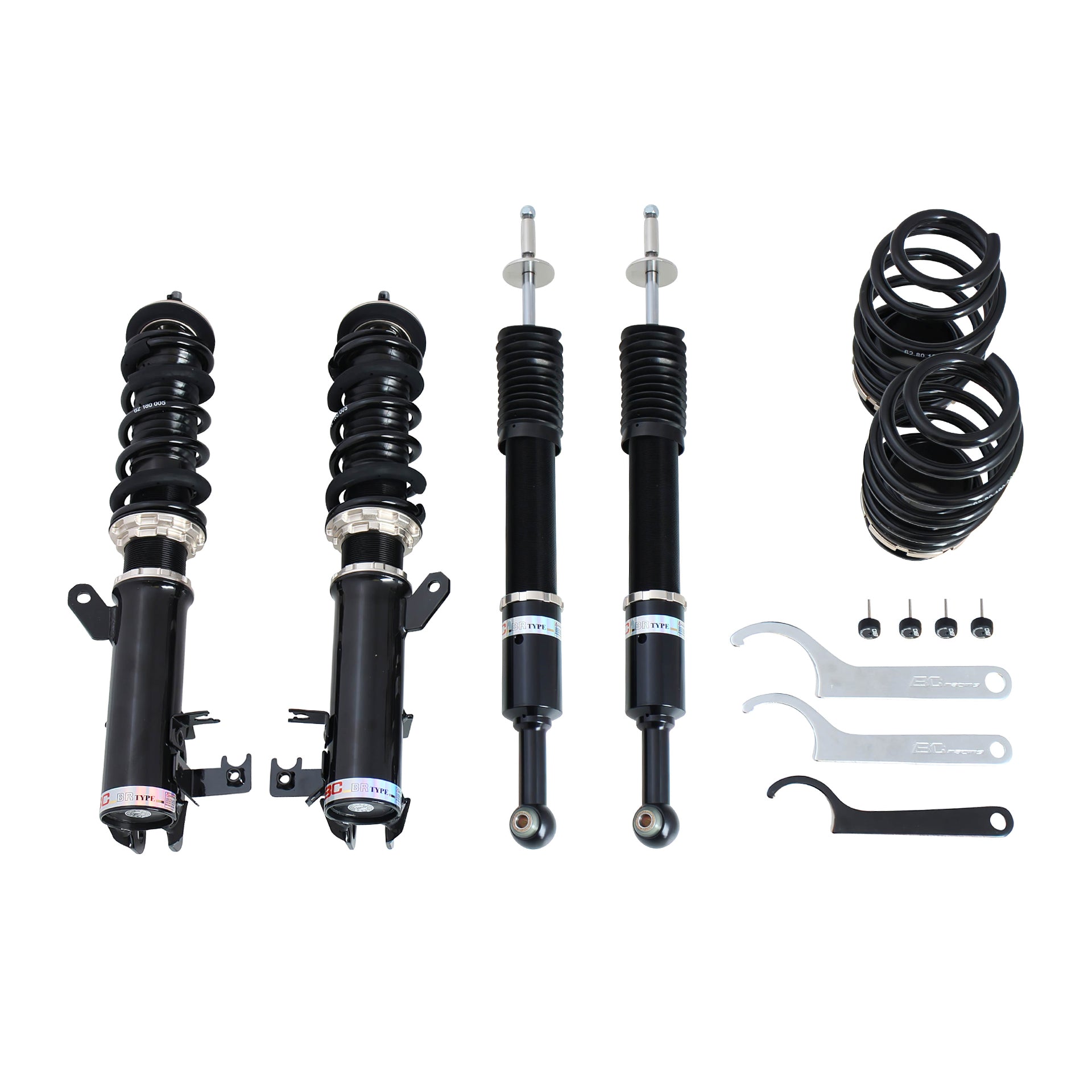 BC Racing BR Series Coilovers Shocks Lowering Kit For 2009-2014 Honda Fit GE8