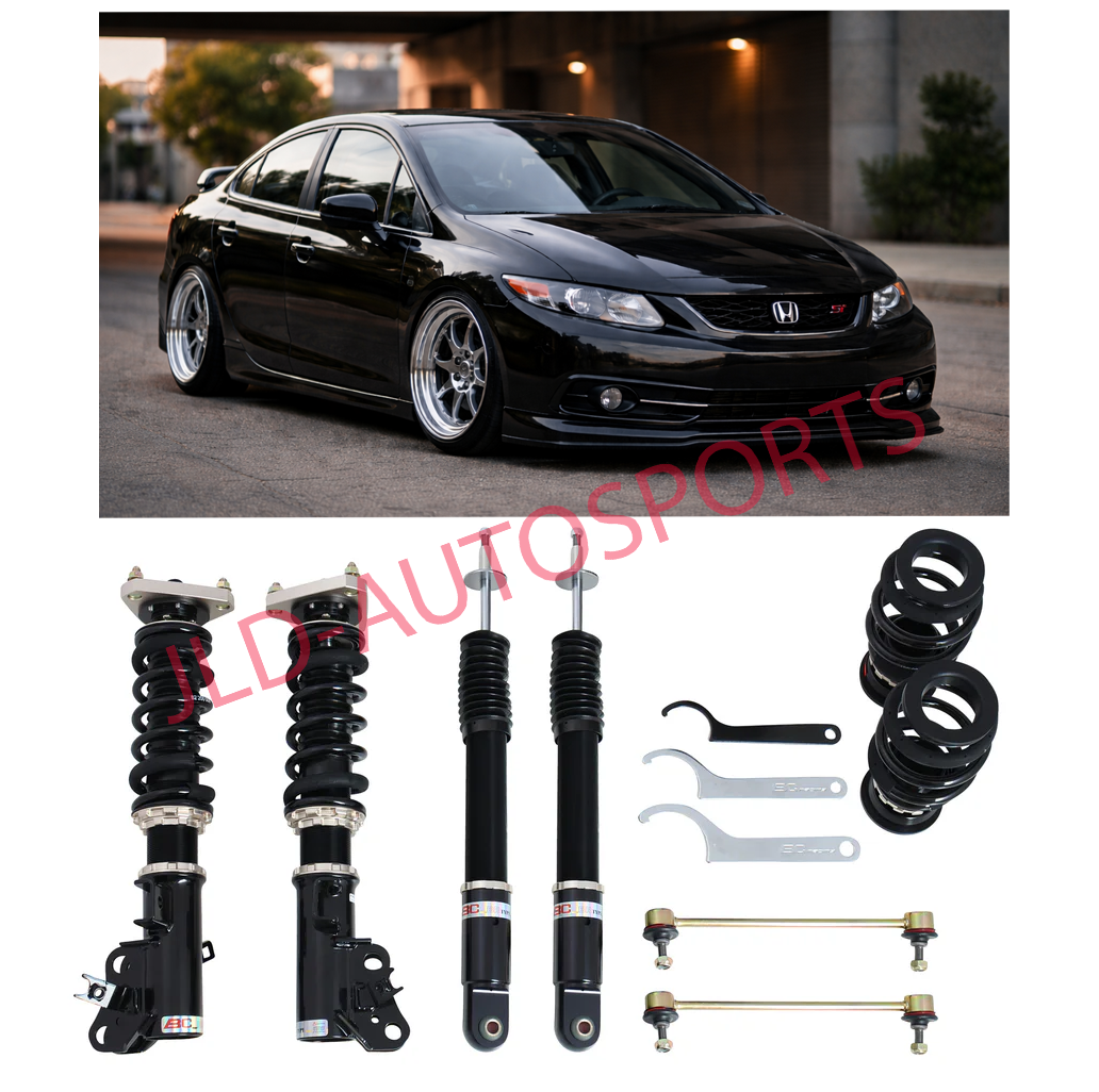 BC Racing BR Series Adjustable Coilovers Shocks Kit For 2012-2015 Honda Civic FB