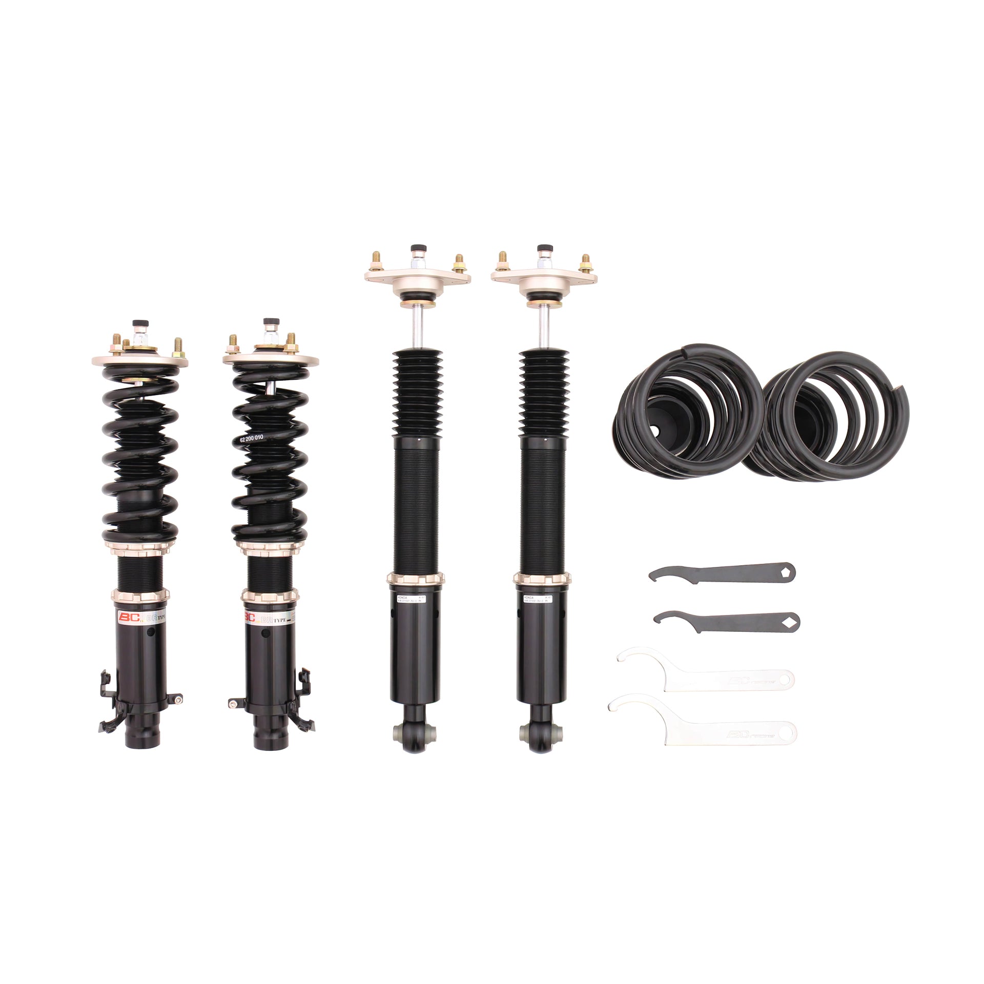 BC Racing BR Series Adjustable Coilovers Shocks Kit For 1994-1998 Honda Odyssey