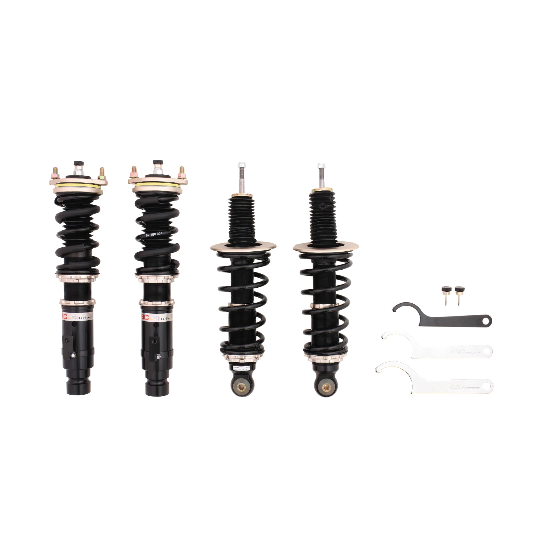 BC Racing BR Extreme Low Coilovers For 84-87 CRX / Civic - Torsion Bar Removal