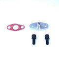 REV9 Power Turbocharger Oil Drain Flange with -10AN Fitting T3 T3/T4 T04 Turbo