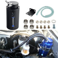 REV9 Power 750ML Black Universal Aluminum Oil Catch Can Type 1 For Car Truck
