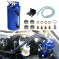 REV9 Power 750ML Blue Universal Aluminum Oil Catch Can Type 1 For Car Truck