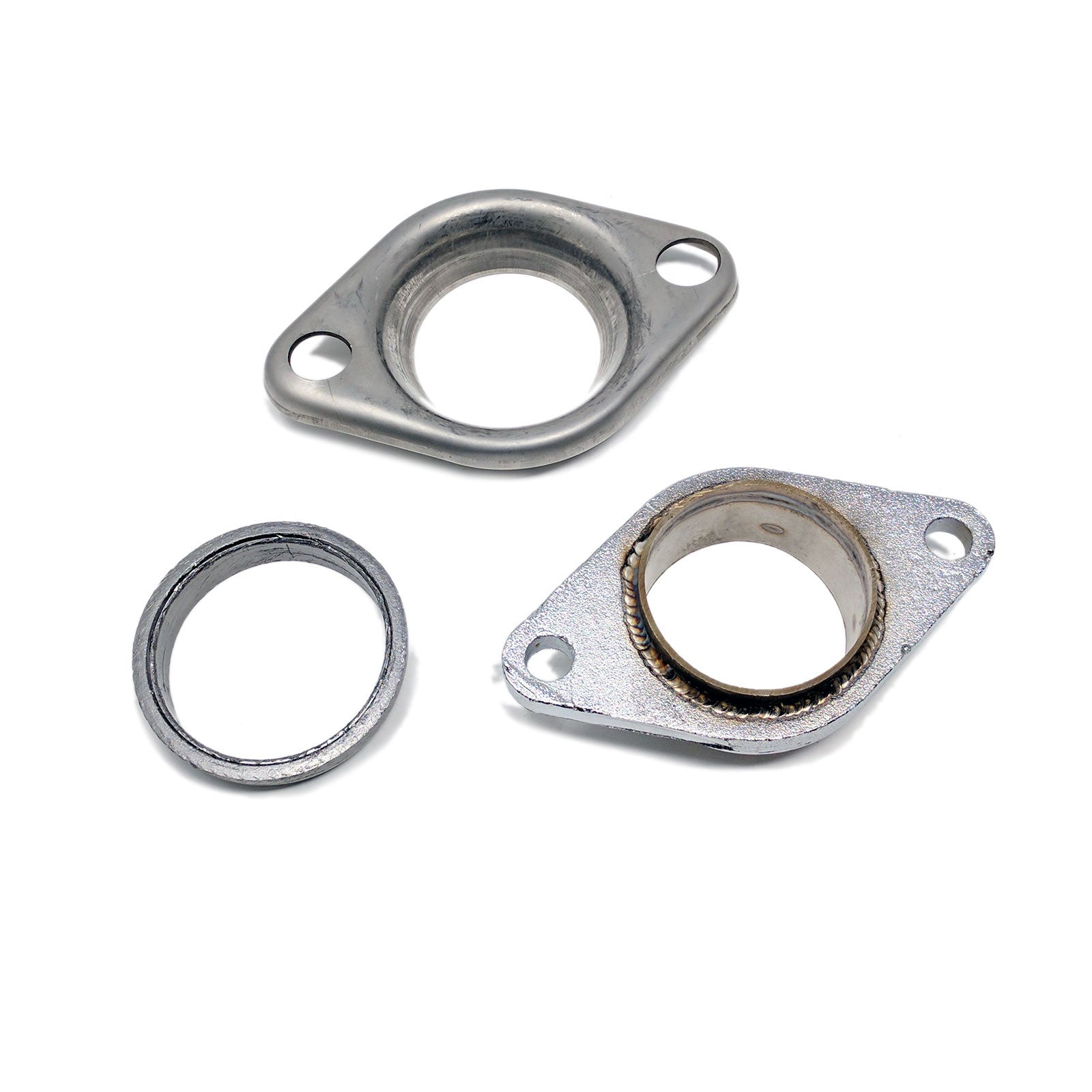 REV9 2.5" Metal Exhaust Donut Flange Fabrication Kit Donut Gasket for Car Truck