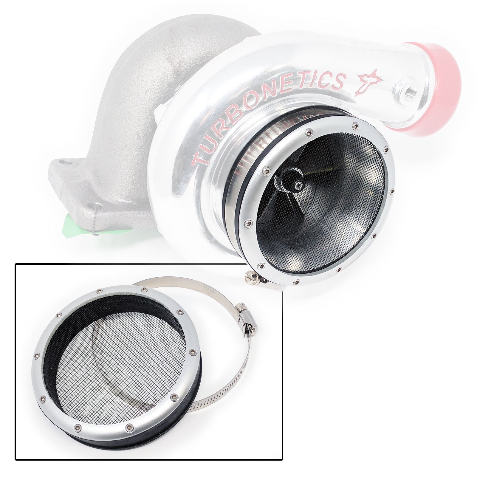 REV9 4" Turbo Inlet Guard Screen Protector For 4" Compressor Inlet Turbochargers