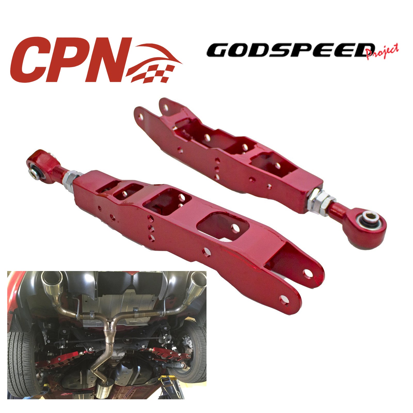 Godspeed Adjustable Camber Rear Lower Control Arms For Subaru WRX (VB) 2022-24