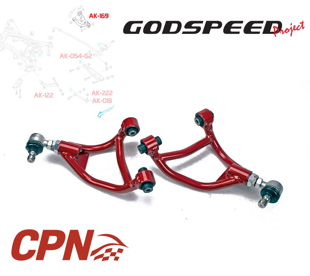 Godspeed Rear Upper Camber Control Arms / Ball Joints for Subaru WRX / STI 15-21