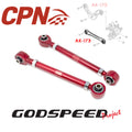 Godspeed Adjustable Rear Lower Control Toe Arms for Honda Accord 2018-22 - PAIR
