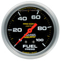 AUTO METER Fuel Pressure Gauge 0-100 PSI Mechanical Liquid Filled