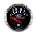 AUTO METER VOLTMETER GAUGE: 2-1/16" 8-18V, AIR-CORE, FORD RACING