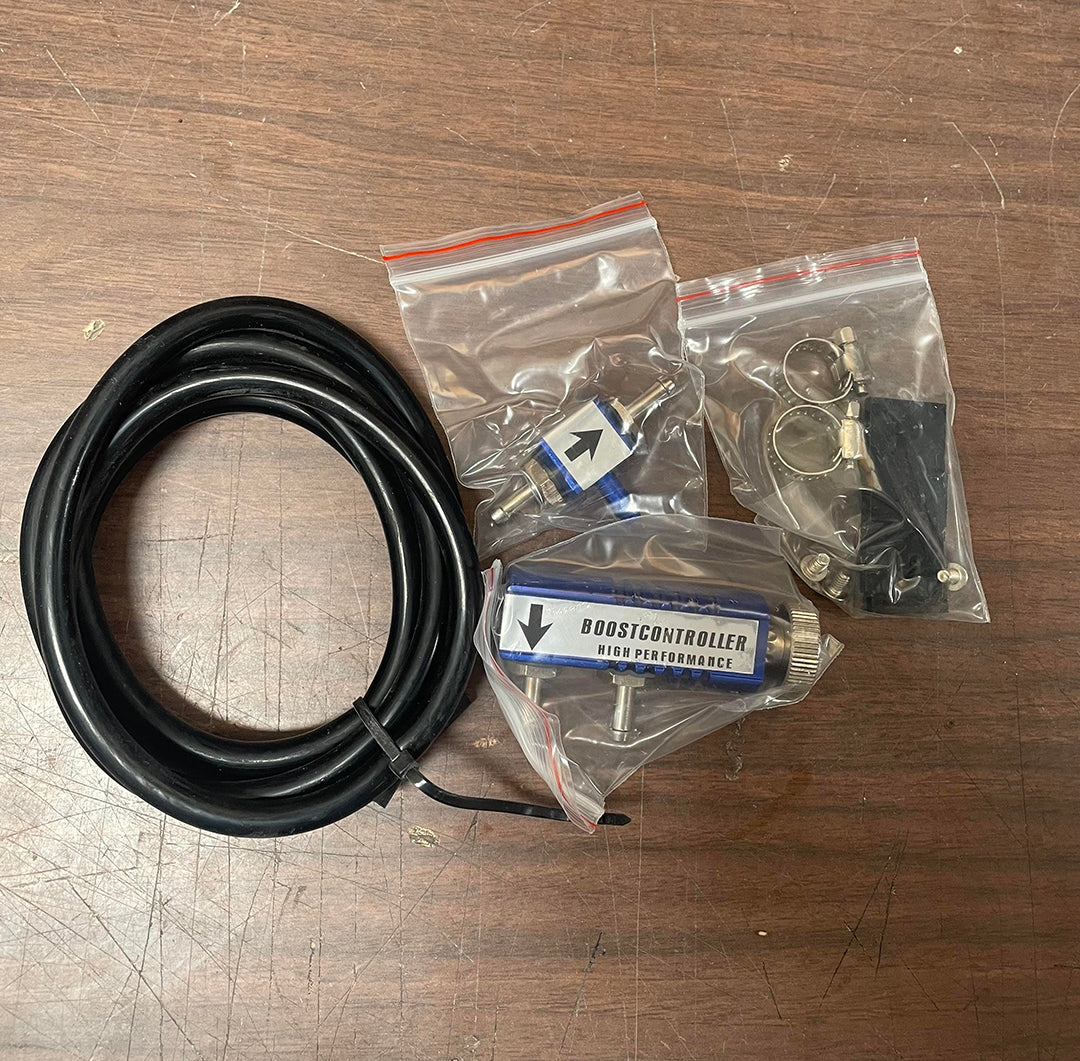 Manual Adjustable Turbo Boost Controller Blue with Install Hardware