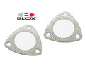 BLOX RACING EXHAUST GASKET: 2.25", 3-HOLE x2