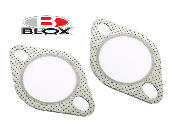 BLOX RACING EXHAUST GASKET: 2.5", 2-HOLE x2