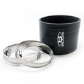 BLOX RACING SILICONE INTAKE HOSE KIT - 3.5" BLACK