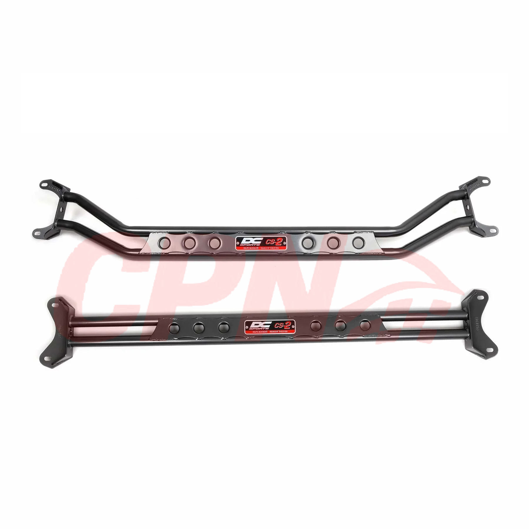 DC Sports Grey CS-2 FRONT + REAR Strut Bar Brace Kit For 03-05 Dodge Neon SRT-4