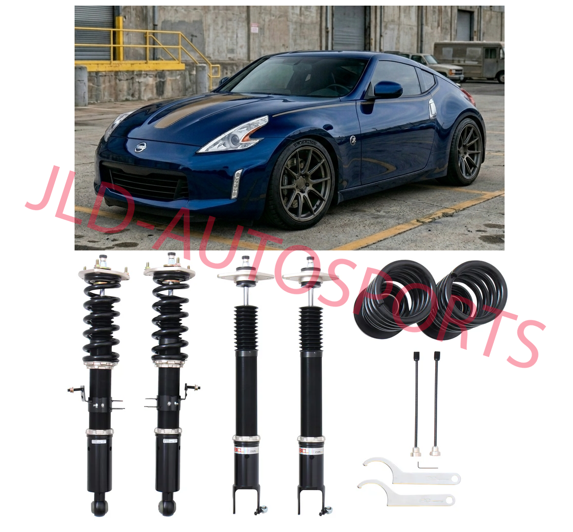 BC Racing BR (Extreme Low) Coilover For 09-20 Nissan 370z - 30-Way Dampening