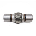 REV9 Power 2x4x8 Inch Stainless Steel Flex Pipe Exhaust Mild Steel Extension