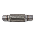 REV9 Power 2.25"x8"x12" Stainless Steel Flex Pipe Exhaust Mild Steel Extension