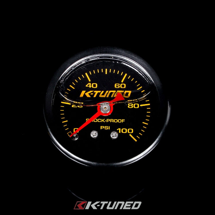 K-TUNED FUEL PRESSURE GAUGE: 0-100 PSI UNIVERSAL - KFR-FPG-B55