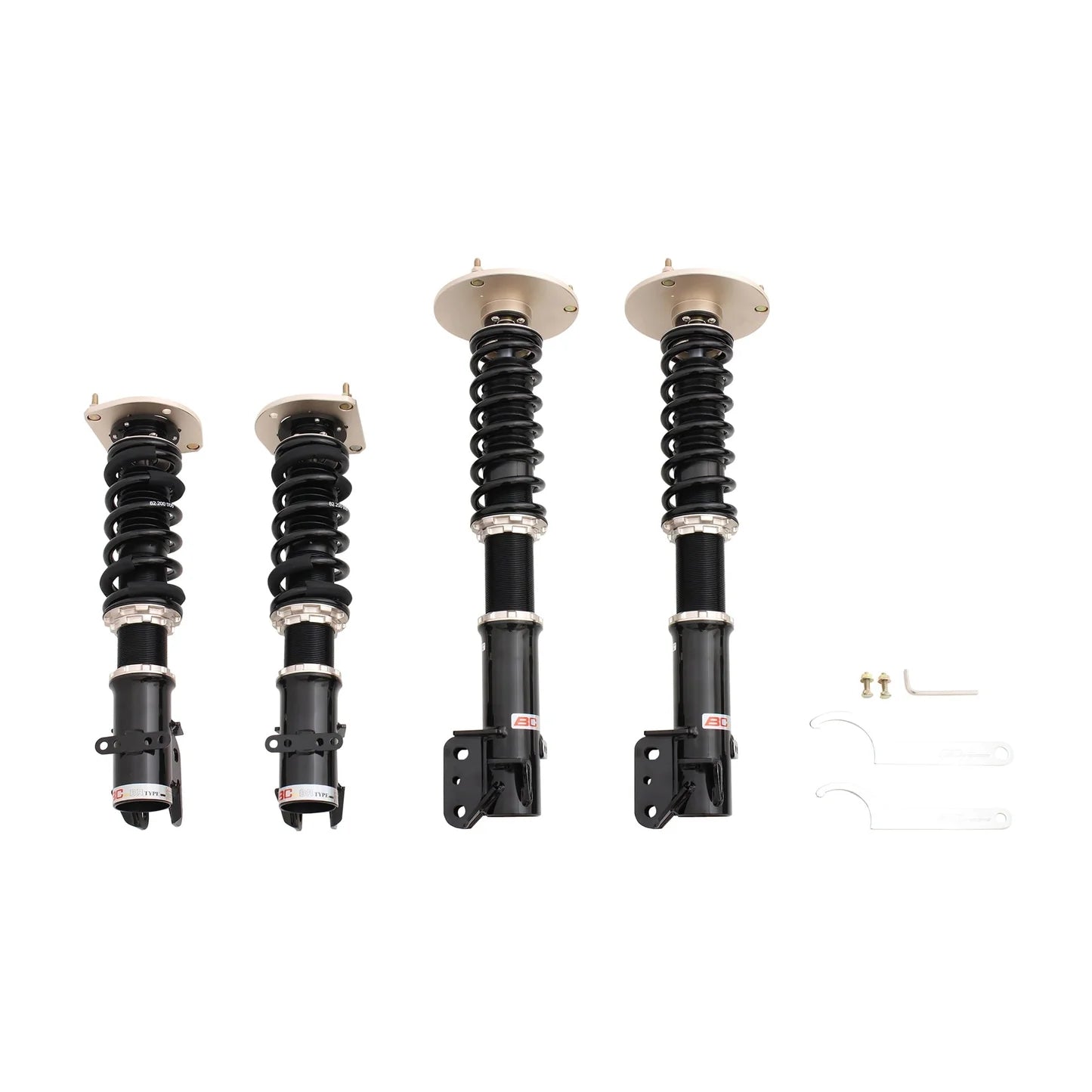 BC Racing BR Series Adjustable Coilovers Kit For 2016-2024 Porsche 718 Boxster